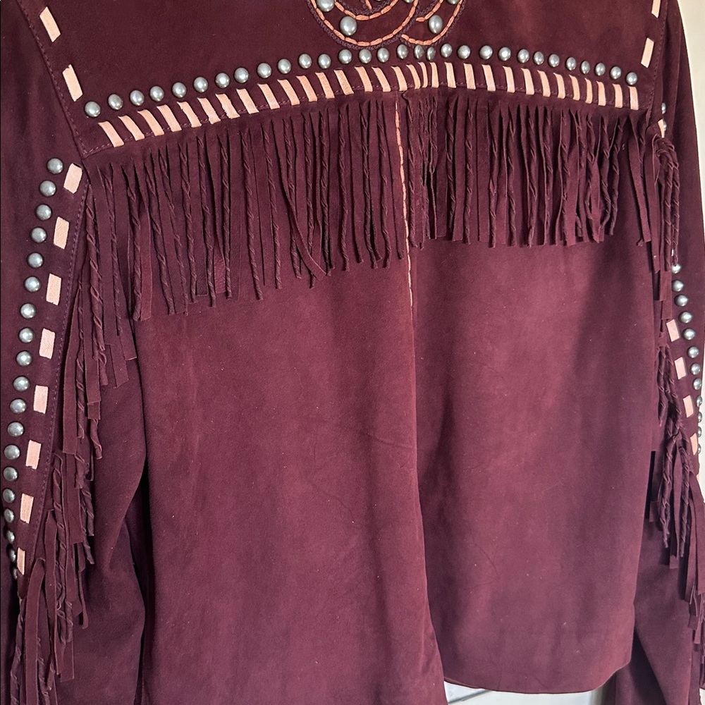 NWT Double D Ranch Double Luck Suede Jacket Size L - Picture 9 of 16